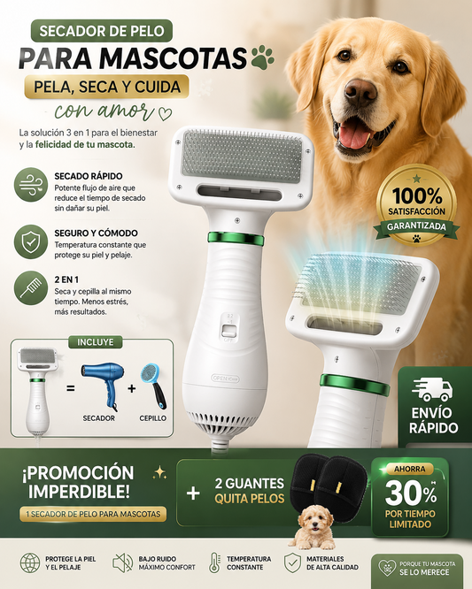 Secador de Pelo para Mascotas✨