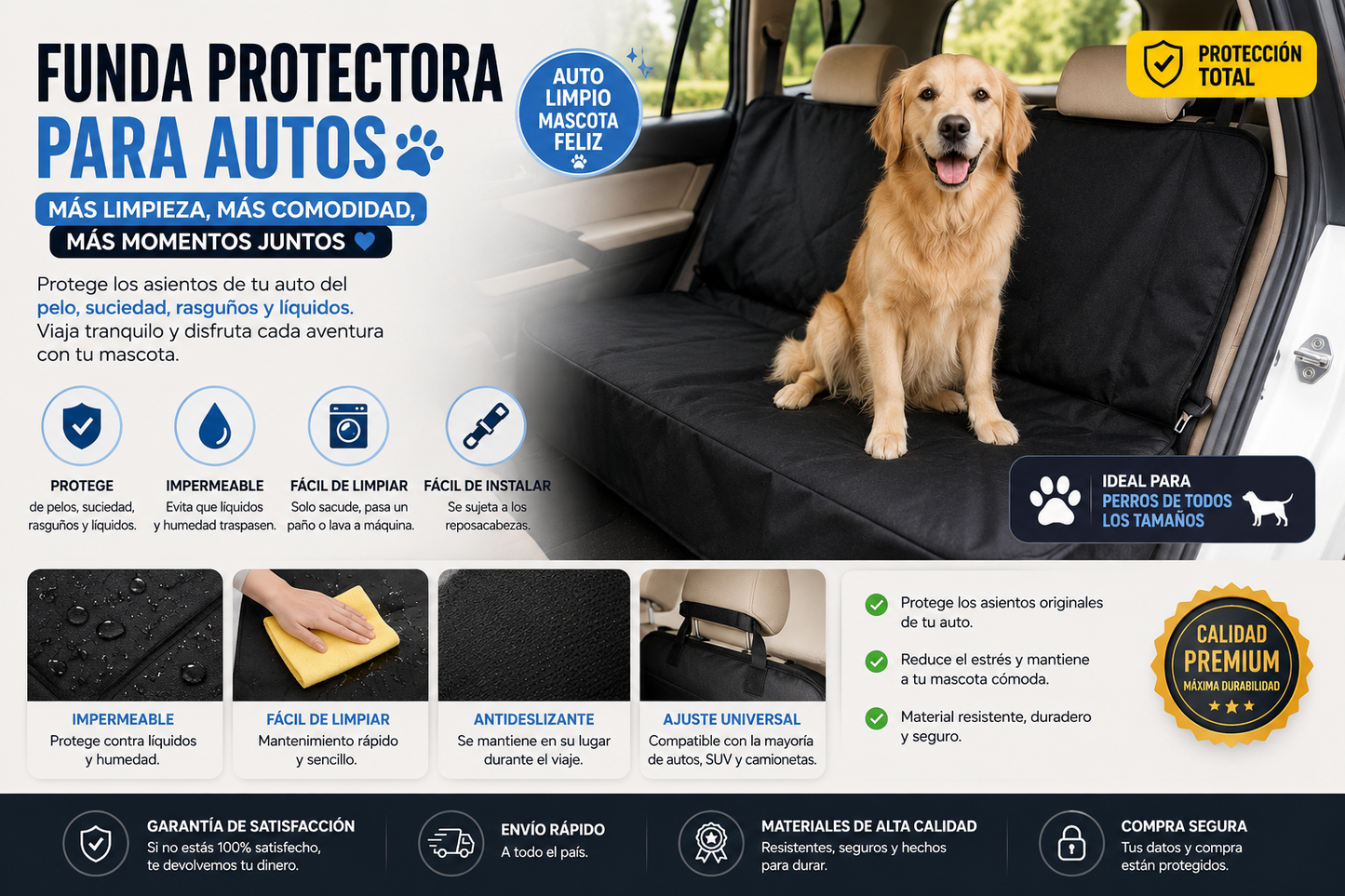 Cubre Asiento para Auto ✨